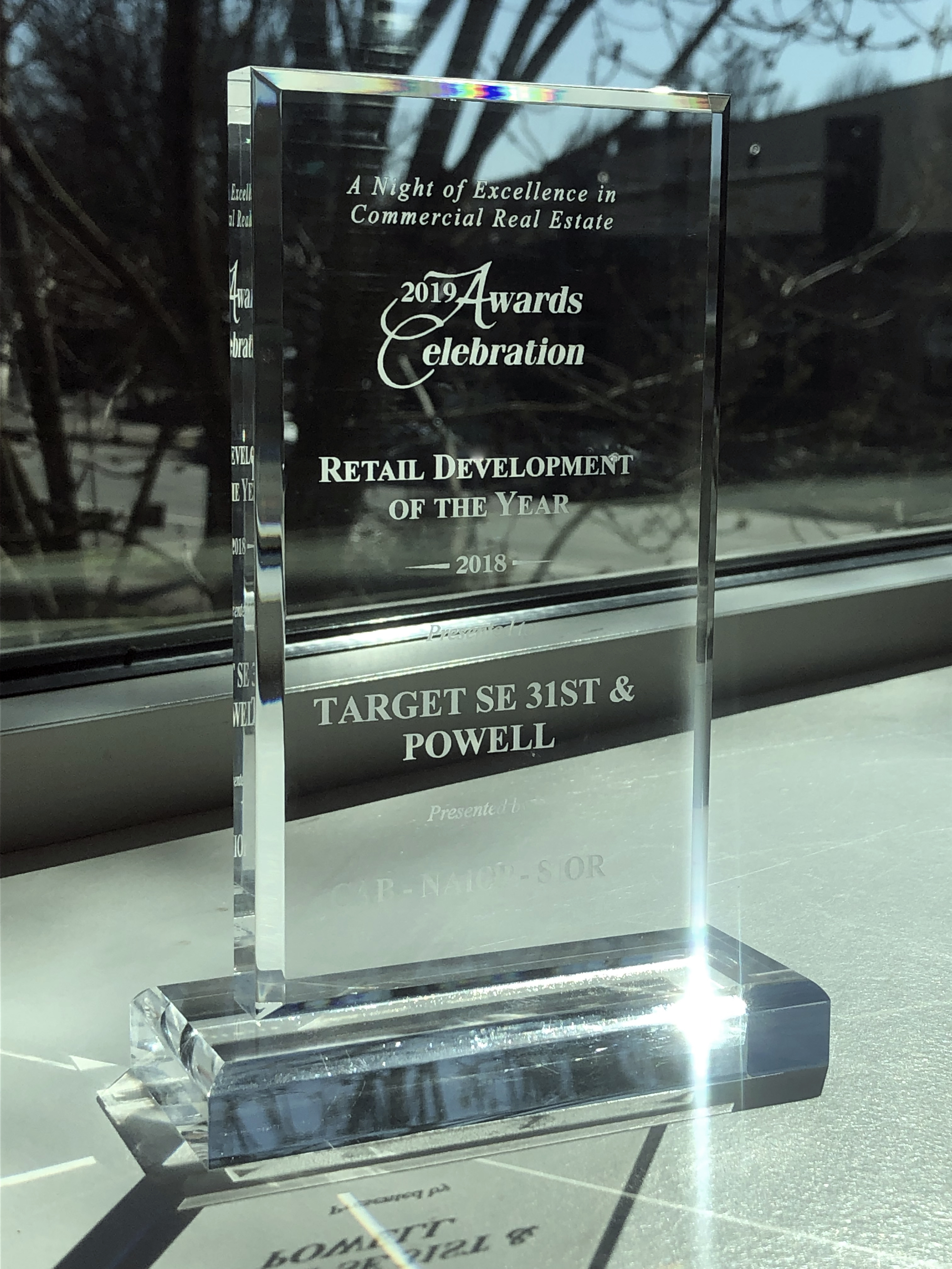 Target – Retail Development of 2018 Award - Retail Development of the Year