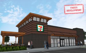 Rendering Pioneer Street 7-Eleven Ridgefield WA