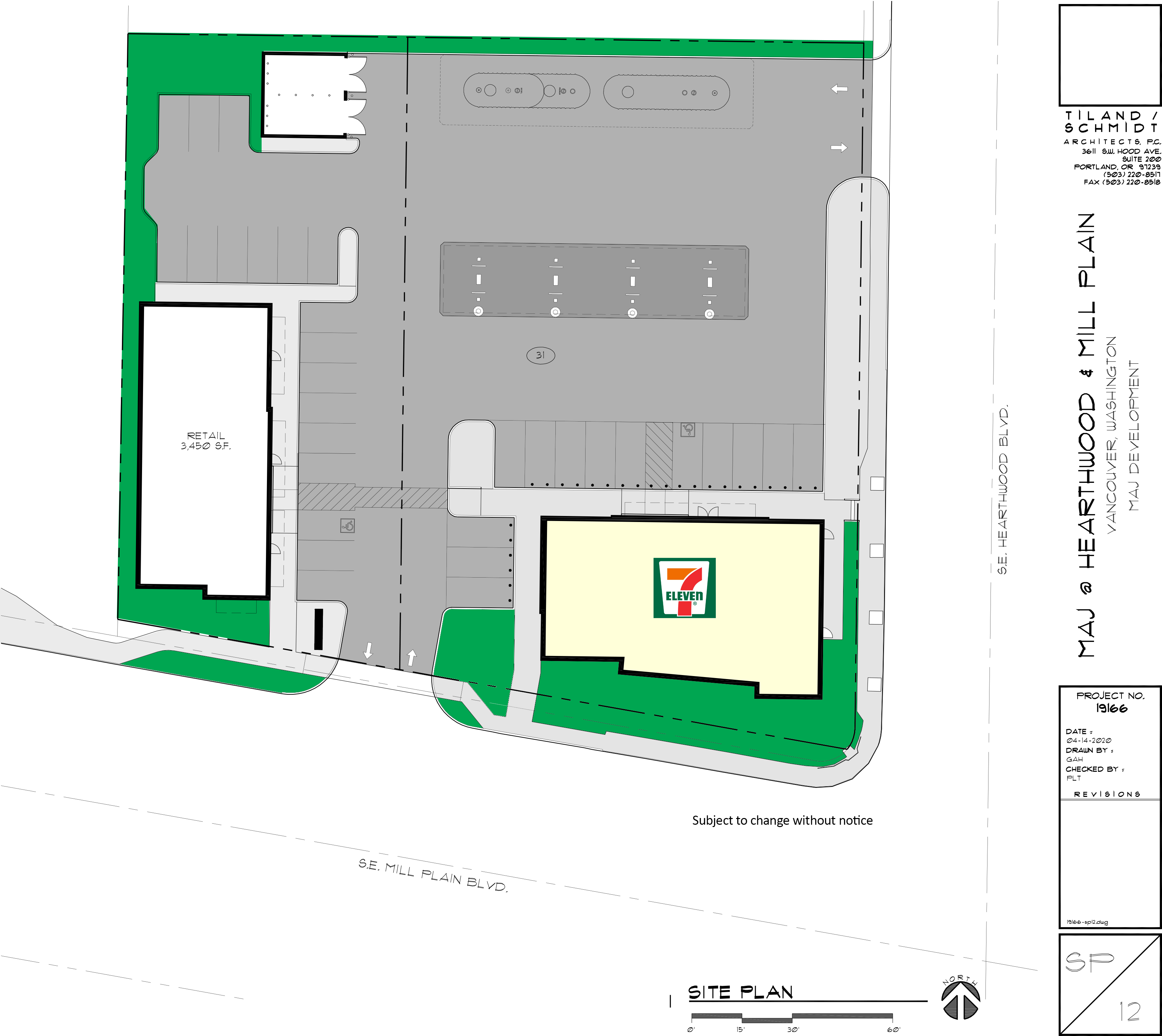 7-Eleven Mill Plain Hearthwood Site Plan